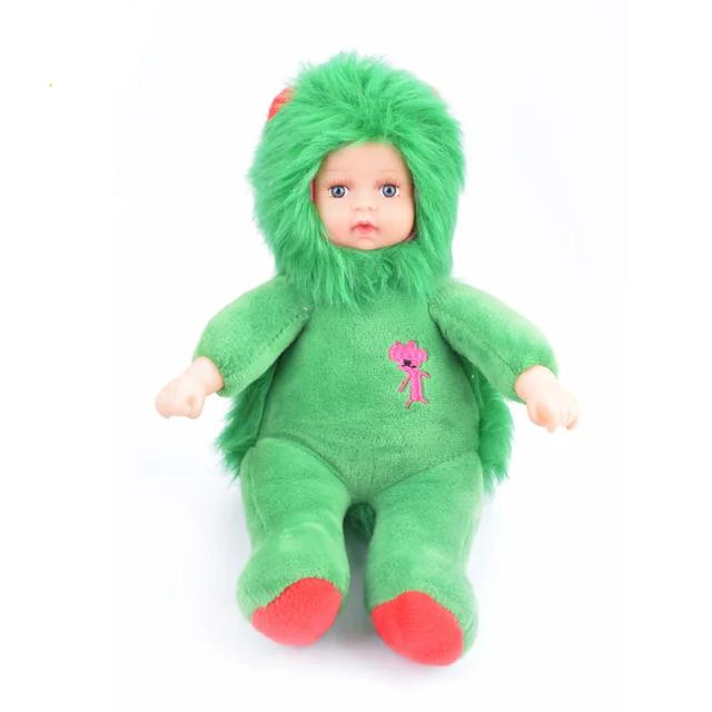 Best Price SHENGBOAO Lion Stuffed Plush Toy Doll Open/Close Eyes Kawaii Baby Dolls with Children Sleeping 25cm Cute Toys for Children