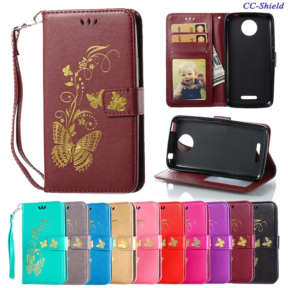 

Flip Case for Motorola Moto C Plus C+ Dual XT1723 XT1724 Butterfly Phone Leather Cover for MotoC Plus XT1725 XT1726 Phone case
