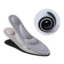 Unisex 4D Sport Schwamm Weiche Hohe Ferse Schuhe Einlegesohlen Arch Support Orthesen Massage Schmerzen Relief Insert Kissen Pads Stoßdämpfer