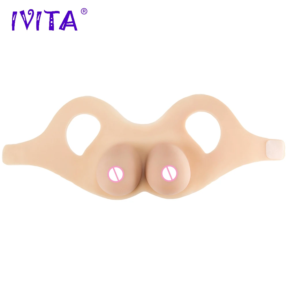 IVITA 6000 г Искусственные Силиконовые формы для груди Реалистичная поддельная