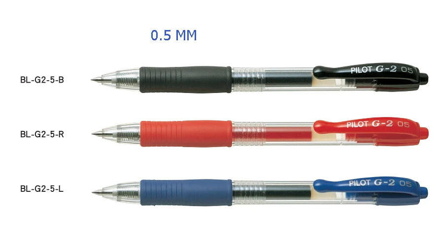 Ручка с гелевыми чернилами 0,38/0,5/0,7/1,0 мм японский пилот BL-G2 офиса и школы Ручка-роллер 12 штук в упаковке, такие как канцелярские товары