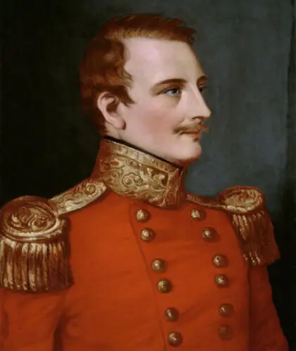 Major Henry Walter Bellew British Medical Hand Painted Oil Painting On Canvas