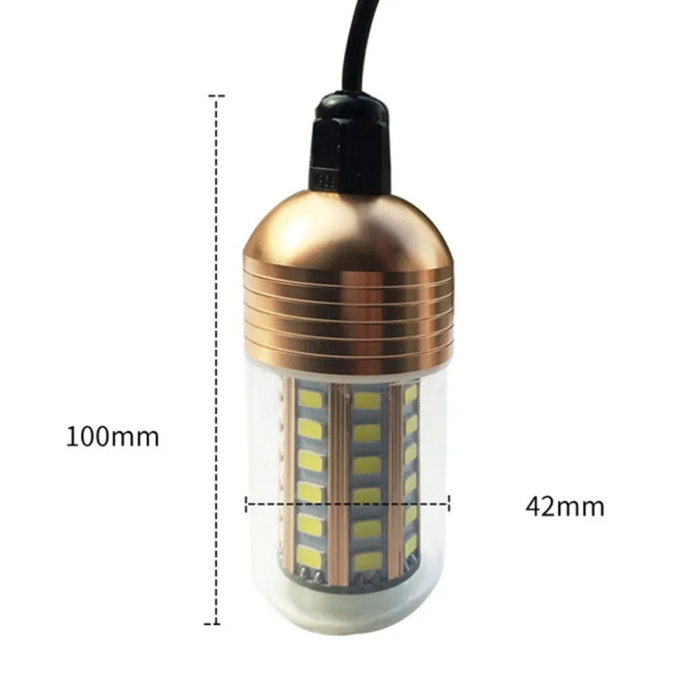12 В 30 Вт светодиодный фонарь для рыбалки глубоководный подводный рыболовные приманки свет водонепроницаемый рыбный аттрактор креветка приманка наживка огни