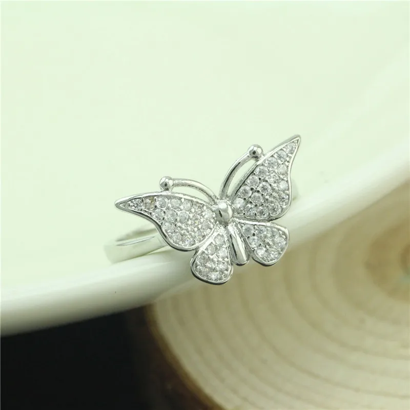 

Female Girls Geometric Ring 925 Silver Filled & Rose Gold Ring Promise Wedding Engagement Rings For Women Best Gifts C52