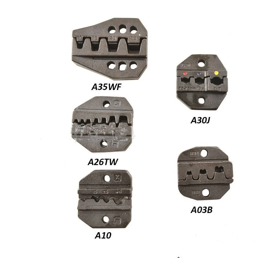 Обжимные плоскогубцы с 35wfb/A10/26TW/30J/03B челюсти для изолированных терминалов и неизолированных наконечников и таб сосудов ручной инструмент