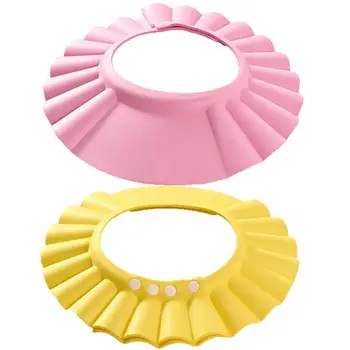 

Fashion Adjustable Baby Kids Children Shampoo Shield Bathing Shower Wash Hair Cap Hat