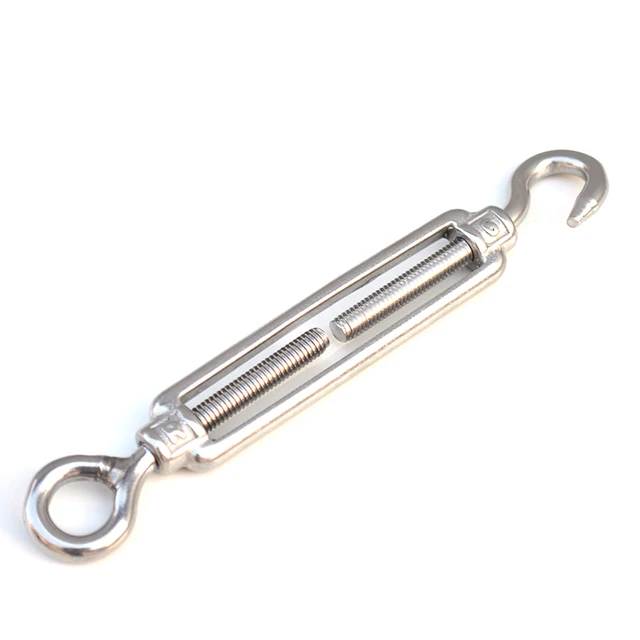 DIN1480 Type CO Stainless steel turn buckle turnbuckle with hook and