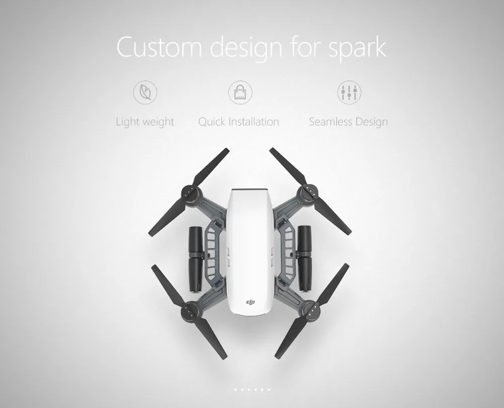 PGYTECH Новое поступление ночной полет светодиодные лампы для DJI Spark аксессуары Spark Drone портативные аксессуары