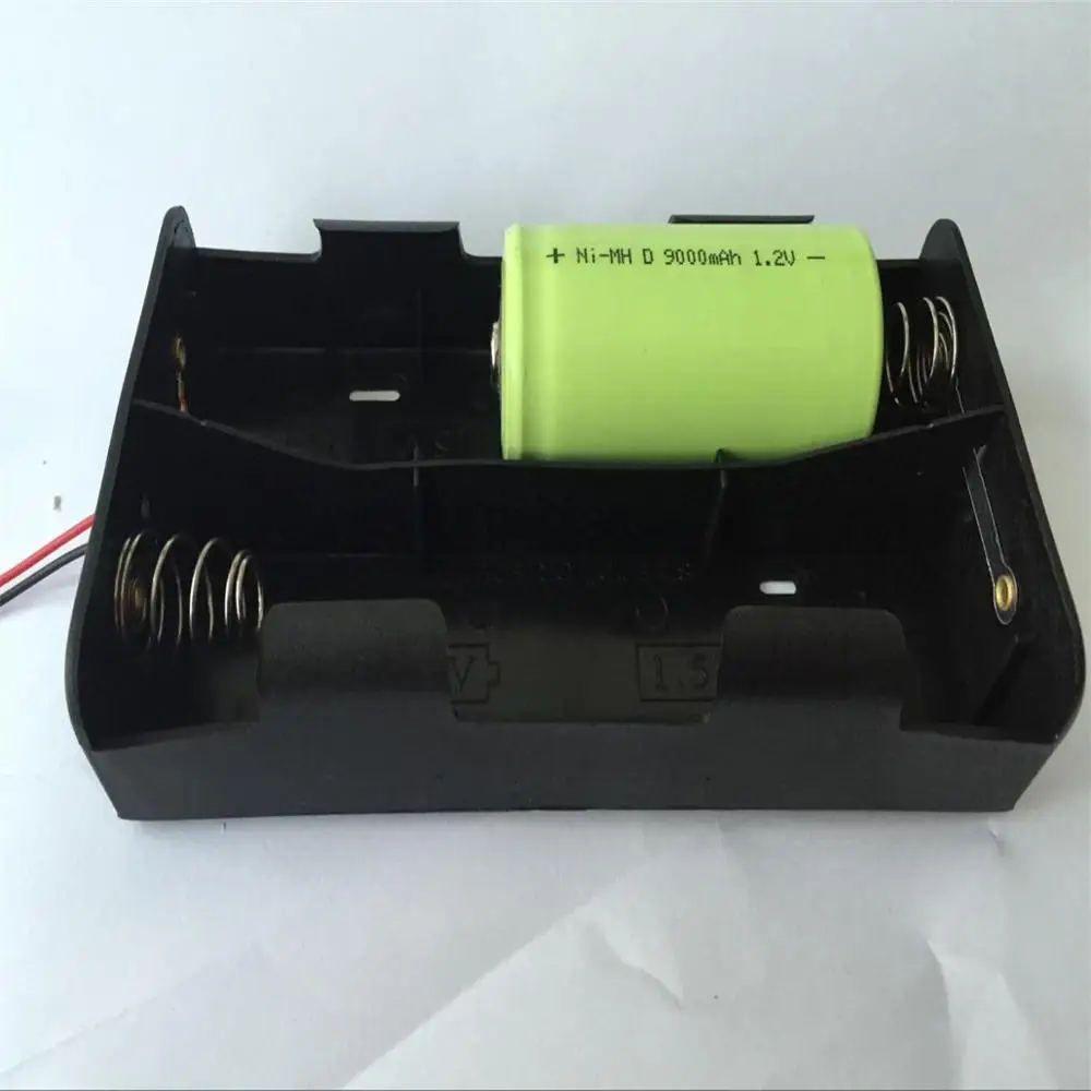

6V battery holder battery case 4X1.5V battery shell for 4pieces LR20 or D size battery ,2pcs/lot