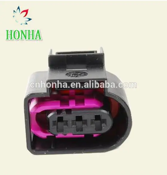 Free shipping 10 sets Fuel Rail Pressure Sensor Plug Connector for VW