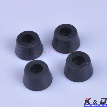 

20pcs Round Rubber Feet Stop Space 25x15mm For Tube Amp Radio Gear ATA Cabinet