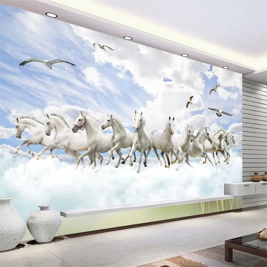 Custom wallpaper Prince Charming 3D murals fashion three-dimensional landscape TV background wall decorative painting wallpaper enkay hat prince usb3 0 fast charge wall charger power adapter 18w 3a eu plug