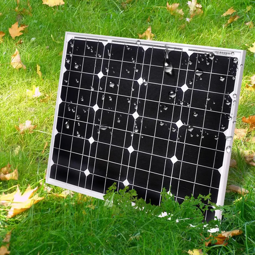 

DOKIO 18V 12V 50W Monocrystalline solar panel set power board solar cell quality solar cell Solar panel Kits Charge for12V