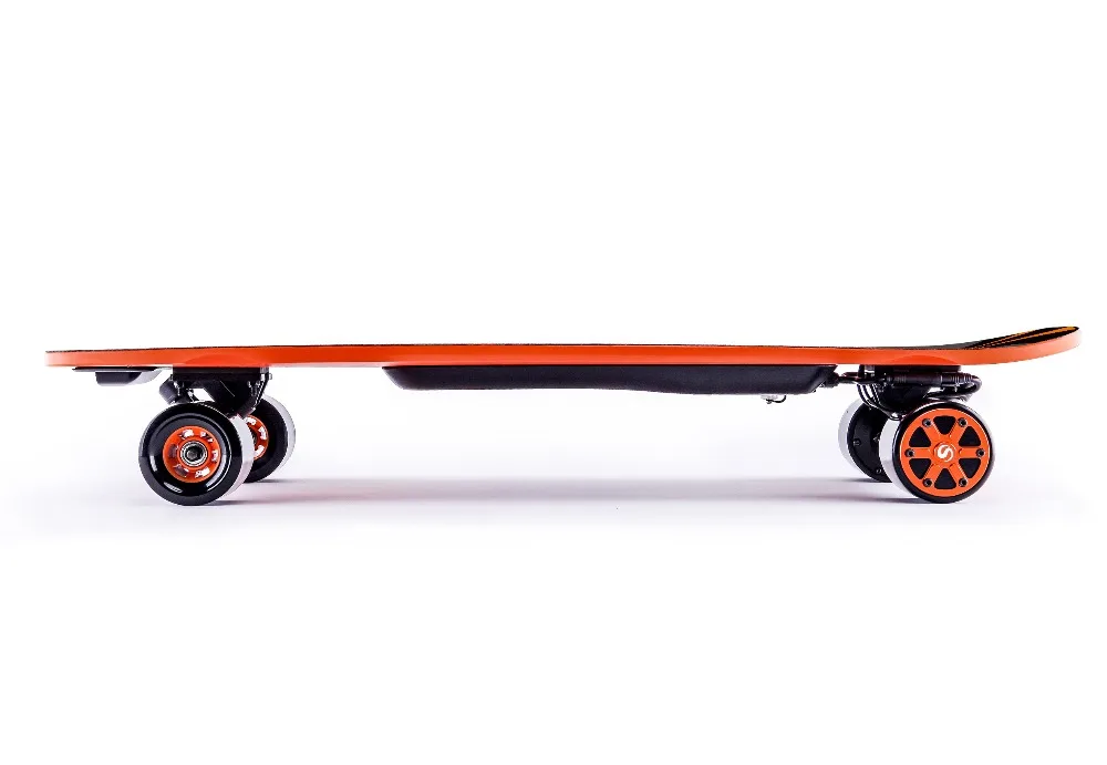 Woboard S Электрический скейтборд Лонгборд пульт дистанционного управления 4 колеса двойные двигатели 500 Вт со светодиодный экран 4 режима скорости