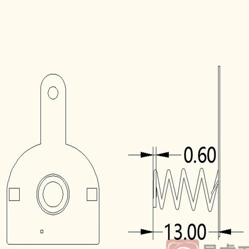 100 шт. Батарея 18650 Батарея шрапнель usb-вентилятор весна связи контакты 18.5x16 игрушка весна(50 пар) 18.5*16 мм