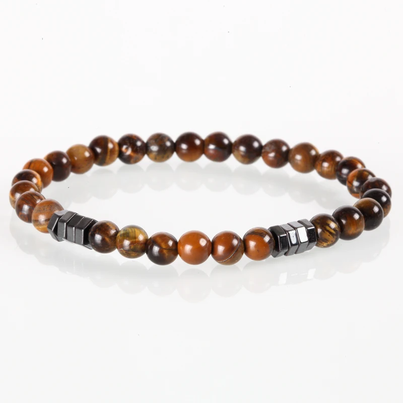 Mcllroy Charm Beaded Men Bracelet Fashion Simple Classic Natural Stone Beads Bracelets & Bangles For Women Men Jewelry pulsera
