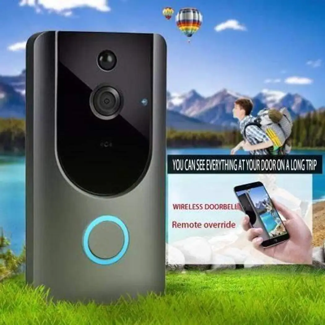 

2019 New doorbell M2 Wireless Visual Smart Doorbell Alarm Wifi Mobile Phone Remote Monitoring