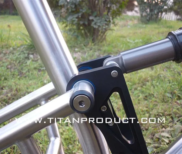Clearance MTB Titanium Frame Full Suspension 6