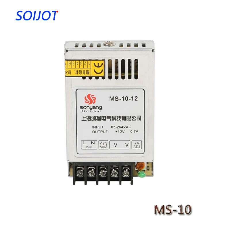 

MS-10 Mini Size Variable DC 24V 0.5A 12V 1A 5V 2A 10W High Quality Voltage Converter Power Supply Switching Transformer 110-220V