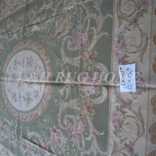 12'x15. 3' Французский Aubusson шерстяной ковер, aubusson ковер с vivid цвета