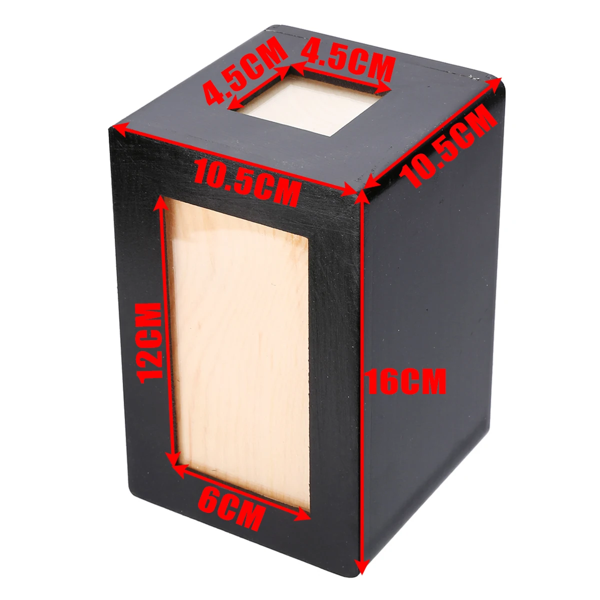Mayitr Black Wooden Pet Urn Box Dog Cat Cremation Urn Peaceful Memorial Photo Frame Keep Box For Home Storage Holder