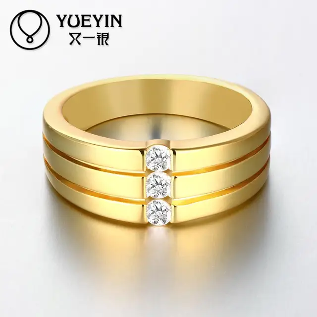 Newest Trendy Male Jewelry Crystal Rings Wedding, Korean Couple Ring