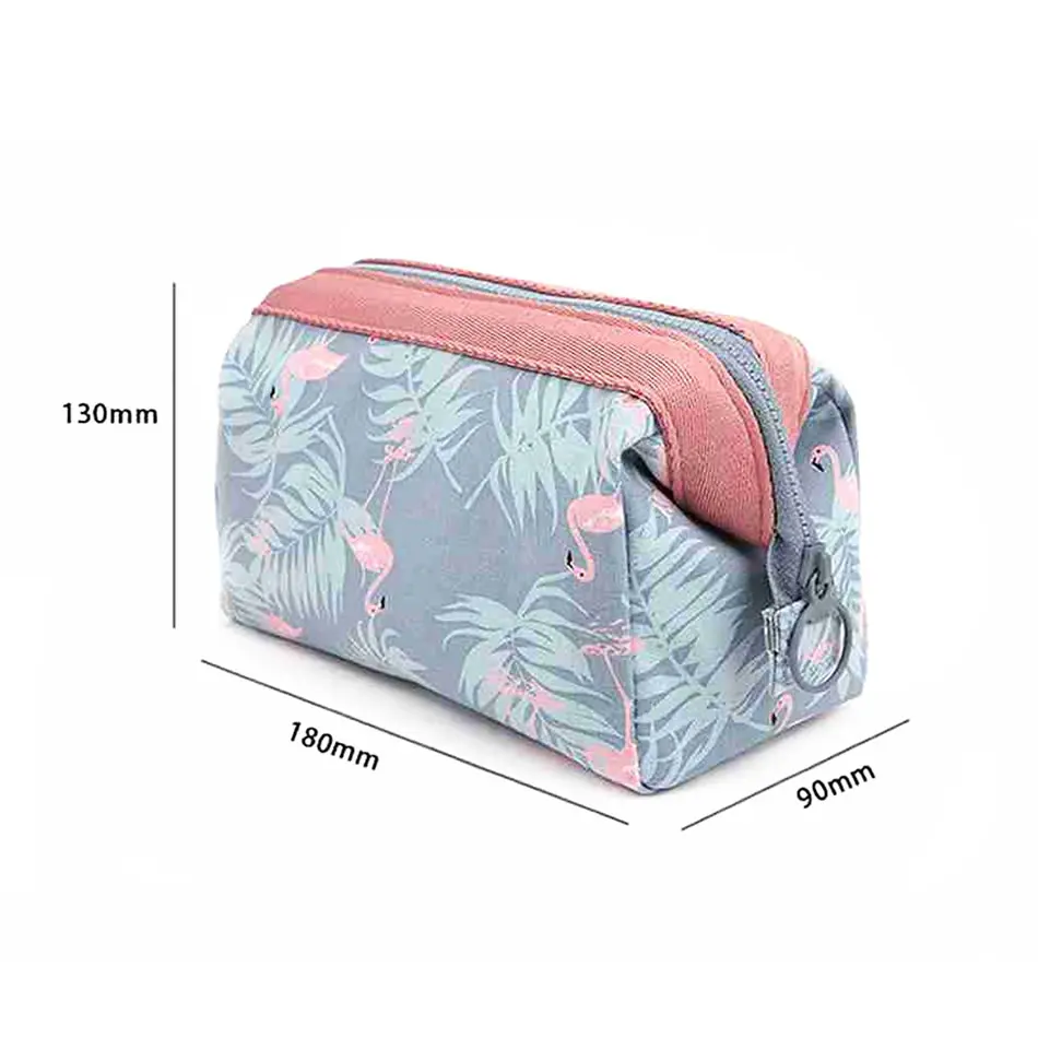 New-Arrive-Flamingo-Cosmetic-Bag-Women-Necessaire-Make-Up-Bag-Travel-Waterproof-Portable-Makeup-Bag-Toiletry