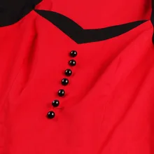 2017 New 50s 60s Retro Vintage Dress Audrey Hepburn Sleeveless Spring Summer Patchwork Plus Size Red Women Dress