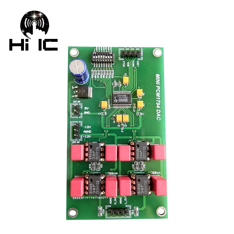 

PCM1794 DAC Audio Decoder Support PCM 24BIT 192KHZ