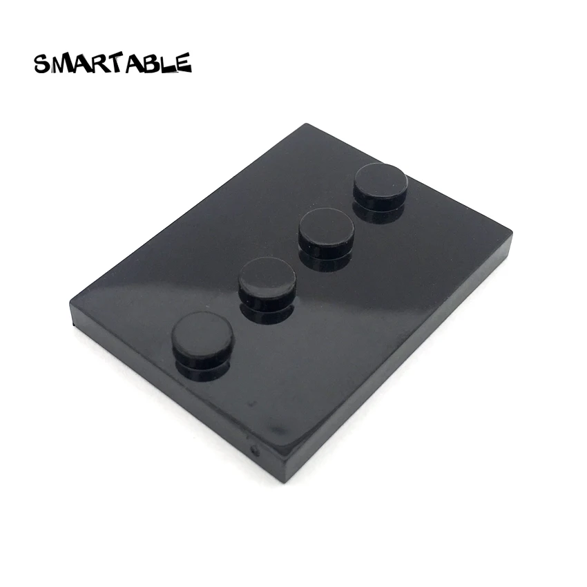 

Smartable Brick 3x4 With 4 Top Studs MOC Parts Building Blocks Toys For Figure Baseplate Compatible 88646 20pcs/lot