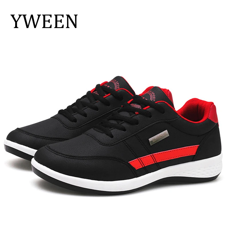 

YWEEN Autumn New Men's Shoes Lace-Up Male Fashion Shoes Man Microfiber Leather Casual Shoes Brand Men Sneakers Fashion Men FLats
