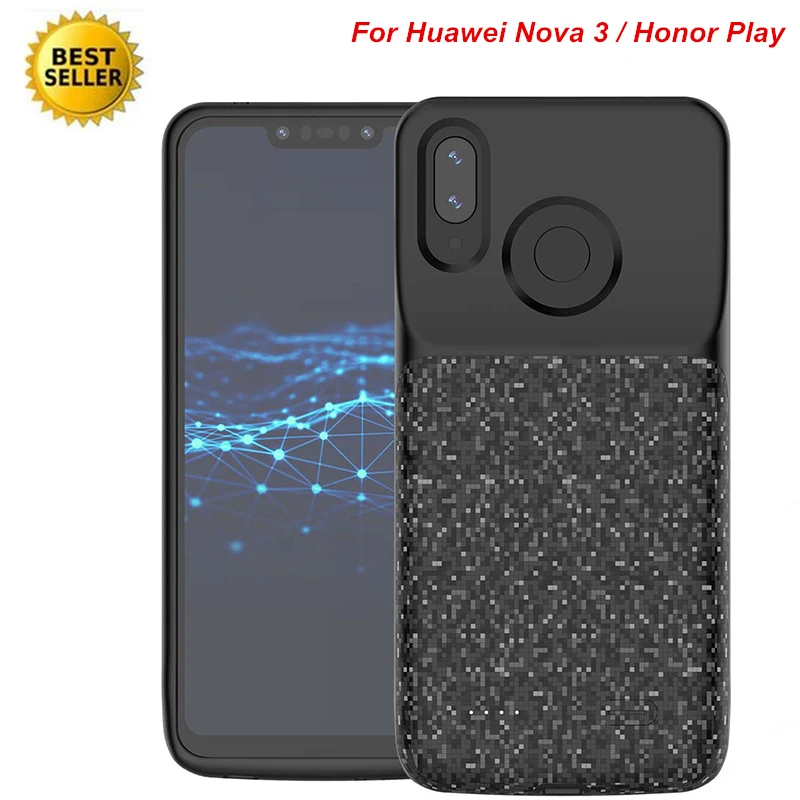 

For Huawei Nova 3 Battery Case Smart For Huawei Honor Play Battery Case 5200 Mah Cover Power Bank Battery Charger Case Cover
