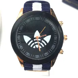 2019 новый бренд Женева Кварцевые часы для мужчин нейлоновый ремешок для часов армия часы Мода Военная Униформа Спорт на открытом воздухе