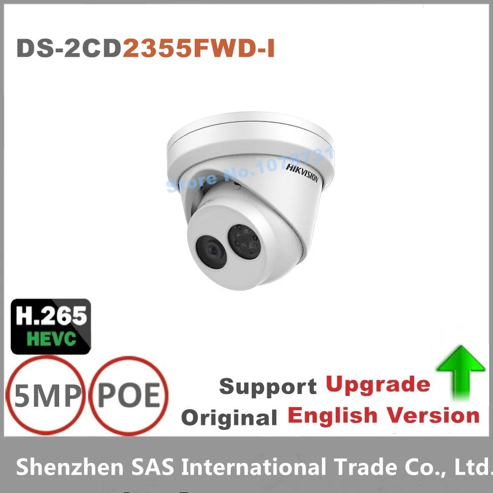 

Hikvision Surveillance Camera DS-2CD2355FWD-I 5MP Security Turret IP Camera Dome CCTV H.265 IP67 on-board storage Home Safety