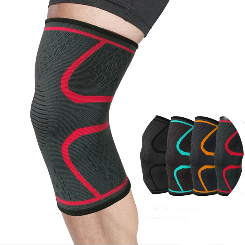 

1PC Fitness running cycling outdoor sports knee support elastic nylon sports compression knee pad sleeves