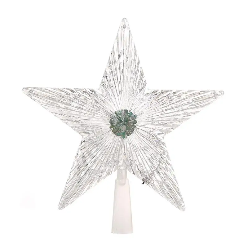 

Christmas Tree Top Star Light Battery Operated LED Light for Christmas Tree Party Decoration Size M