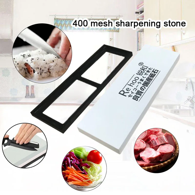 

2019 New Cutter Sharpener Sharpening Stone Whetstone 400 Grit Grinder Grindstone Kitchen Home
