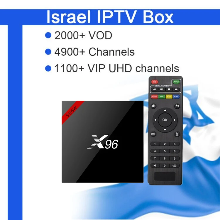

GOTiT Israel IPTV Subscription X96W Android 7.1 H.265 TV Box 5000+Channels Nordic Europe Switzerland Canada IPTV PayTV IPTV Box