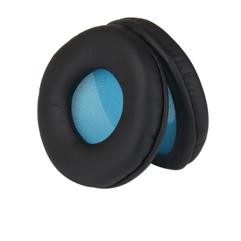 

Black With Blue Replacement Ear Pad Earpads Cushion For SONY MDR-ZX600 Headphones