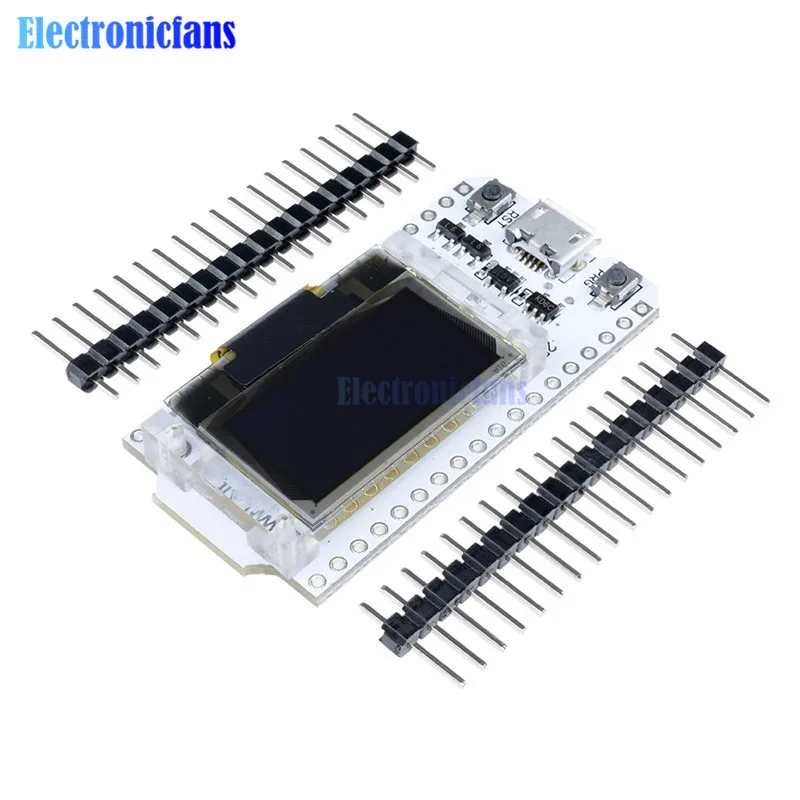 ESP32 0,96 дюймовый синий oled-дисплей Bluetooth wifi комплект CP2102 модуль Интернет-макетная плата 32 м вспышка для Arduino без антенны