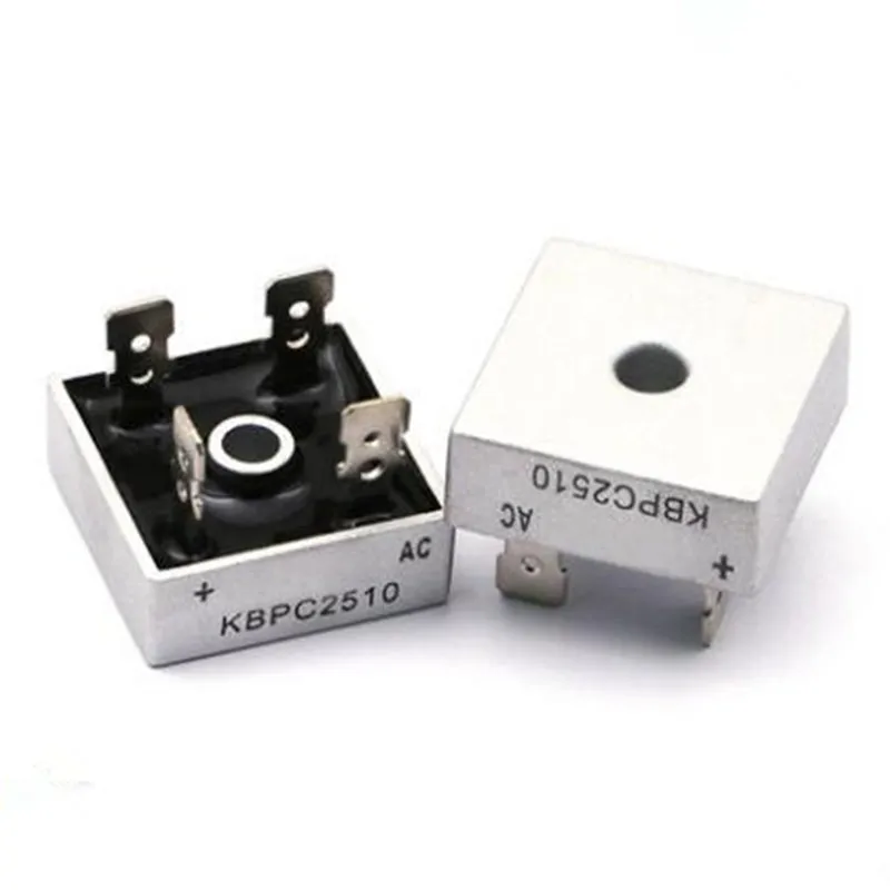 

5PCS/LOT KBPC2510 2510 25A 1000V Phases Diode Bridge Rectifier New And Original