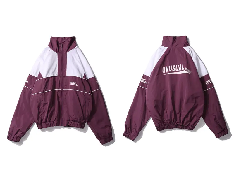 Vintage Color Block Patchwork Track Jackets 5