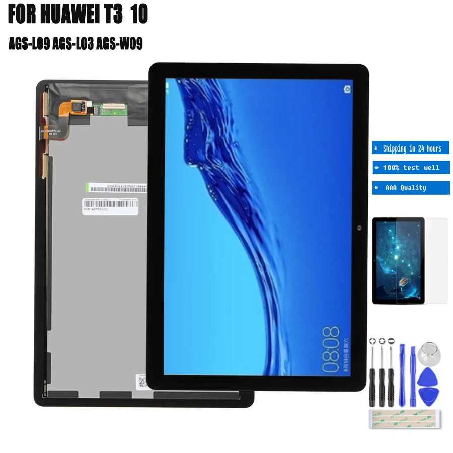 ЖК дисплей с дигитайзером сенсорного экрана в сборе для Huawei MediaPad T3 10 5 6 9