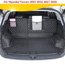 Автомобильный коврик для багажника hyundai Tucson грузовой лайнер аксессуары для интерьера ковер для стайлинга автомобиля коврик для багажника