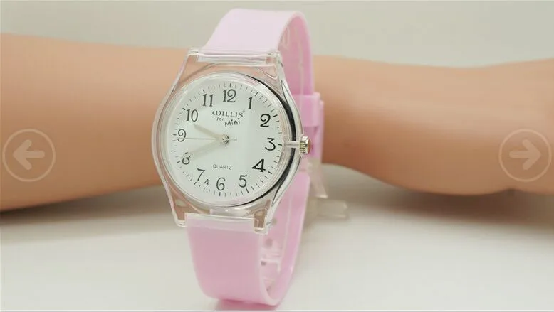 Новые повседневные часы Willis, модные часы для женщин, мини 10 м, водонепроницаемые детские наручные часы-1175 - Цвет: 9