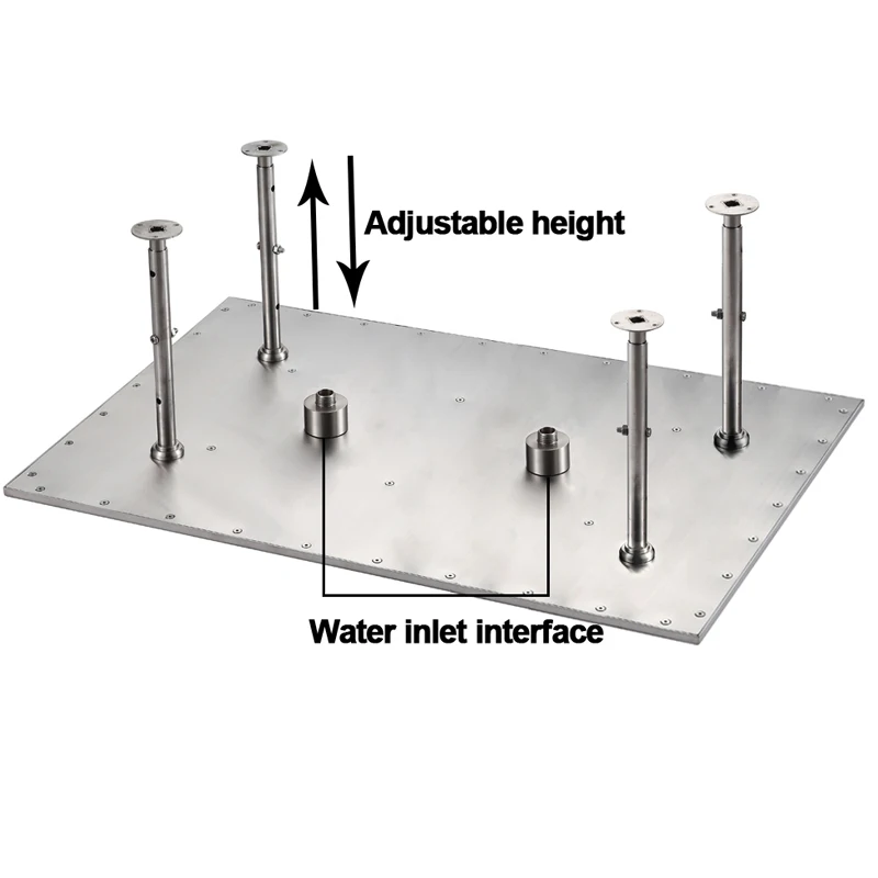 Big Shower Head Rainfall Ceiling Rain Shower SUS304 500*1000mm Water Power Showerheads With douchestang LED-Lighting Showers Big Shower Head Rainfall Ceiling Rain Shower SUS304 500*1000mm Water Power Showerheads With douchestang LED-Lighting Showers