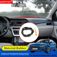 Автостайлинг, анти-звуконепроницаемые не пропускающие шума, пылезащитные полоски на лобовое стекло автомобиля, автомобильные аксессуары для hyundai Sonata 2011