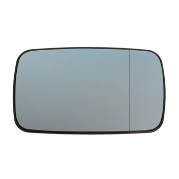 

Blue Left Rearview Mirror Glass Right Side Heatable Lens For BMW 3Series E46 #306