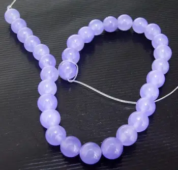 

Unique Pearls jewellery Store,6mm Round Lavender Jade Loose Beads One Full Strand 15'' LC3-0160