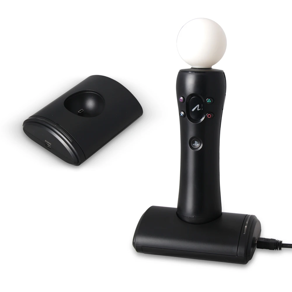 Move Slide Double Charger Controller Charging Dock Station Stand Holder for PS Move